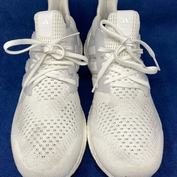 Adidas Ultra Boost 1.0 DNA Triple White HQ4202 Men’s Size 12 Used No Box WORN 1x - Picture 4 of 9